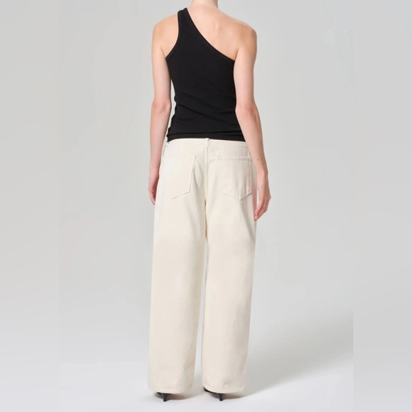 Agolde Low Slung Buggy Straight Leg Jean in Solar - Picture 2 of 16